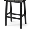 Maven Lane Noah Backless Bar Stool with Faux Leather 30" - 4 of 4