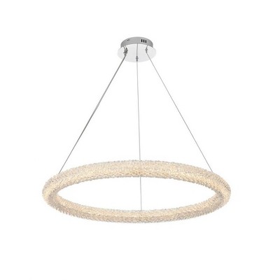 Elegant Lighting Bowen 1 - Light Chandelier in  Chrome