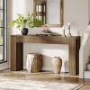 Hommoo 59" Console Table Brown - 3 of 4