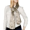 Slickblue Leopard & Zebra Design Silk Scarf, Soft & Lightweight, Trendy Fashion Accessory for Women, 2 Sizes - 4 of 4
