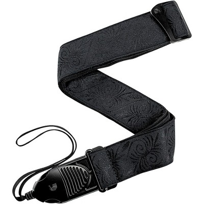 D'Addario Planet Waves Acoustic Quick-Release Guitar Strap, Black Swirls Black 2 in.