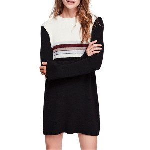 Free People Womens Colorblock Sweater Dress - 1 of 1