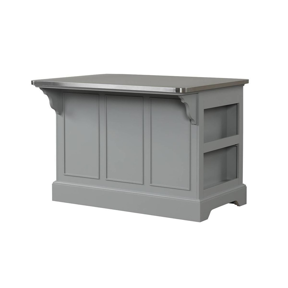 Acme Furniture Urrur Kitchen Island Gray Finish - thumbnail 9
