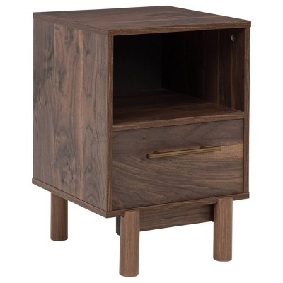 Calverson Nightstand Mocha - Signature Design by Ashley