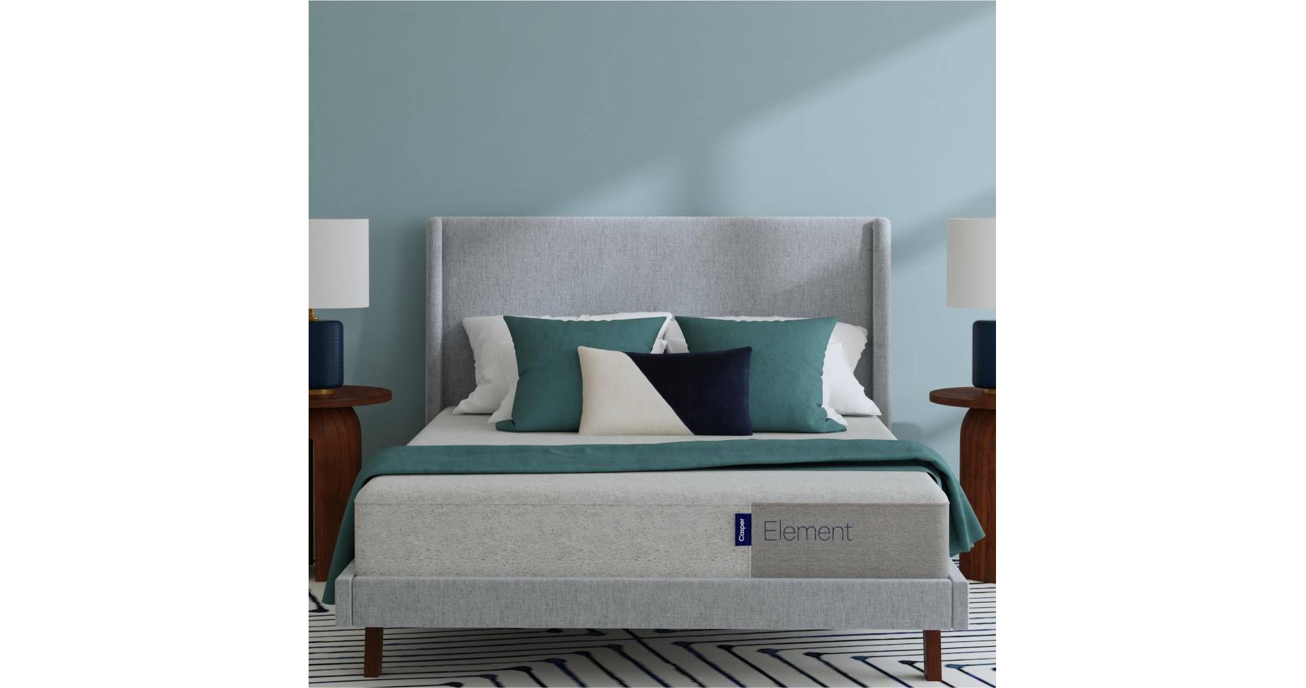 The Casper Element Mattress - Queen: Medium Firm, Cooling Technology, CertiPUR-US Certified, 10-Year Warranty, 10" Thick