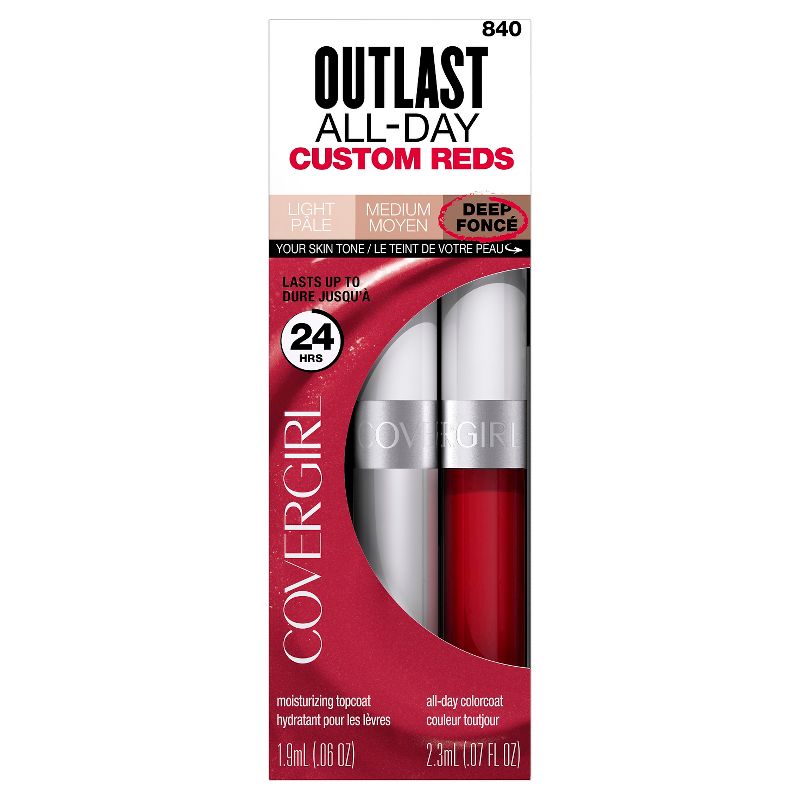 COVERGIRL Outlast All-Day Lip Color withTopcoat - 0.077 fl oz, 3 of 12