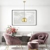 Livex Lighting Piedmont 1 - Light Pendant in  Soft Gold/Polished Brass - 3 of 4