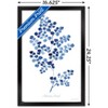 Trends International Jean Plout - Indigo Botanical Adiantum Assimle Framed Wall Poster Prints - 3 of 4