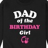 Men's - Barbie - Dad Of The Birthday Girl Graphic Fleece Sweatshirt - 2 of 4