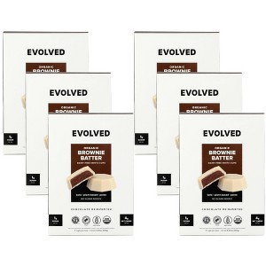 Evolved Chocolate Organic Brownie Batter White Chocolate Cups - 6 boxes, 4.93 oz each - 1 of 4