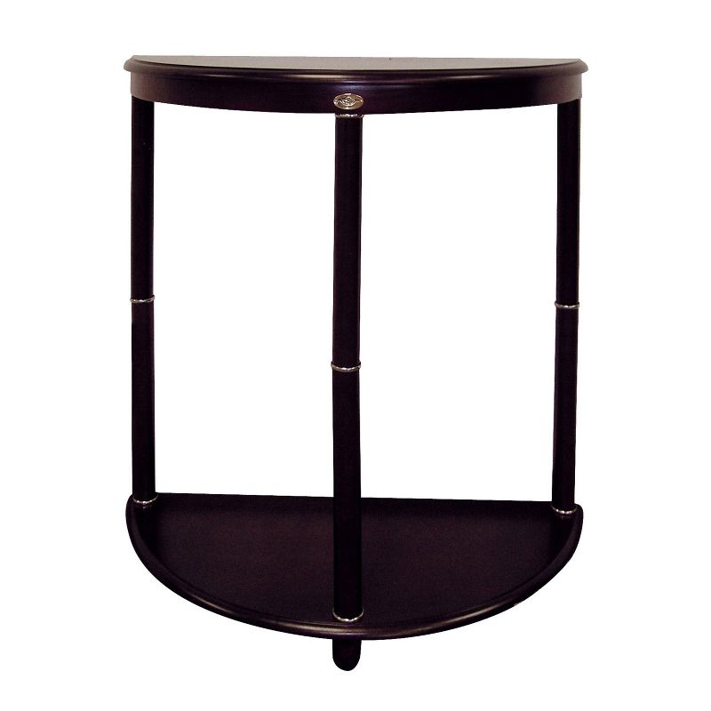 Crescent End Table Espresso Brown - Ore International, 1 of 2