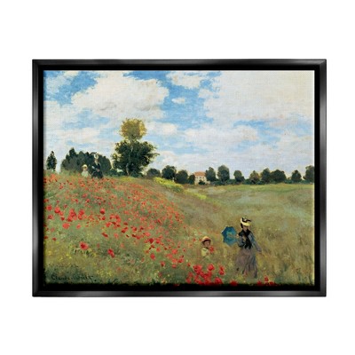 Stupell Industries The Poppy Field Monet Classic Painting
