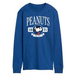 Men's - Peanuts - Collegiate Long Sleeve Graphic T-Shirt - 1 of 4