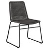 Coaster,Dacy Faux Rattan Metal Dining Side Chair Brown (Set of 2) - 2 of 4