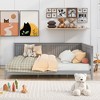 ALEXOUN Wood Day Bed Frames with Solid Wood Slat Support,and Arm & Back for Toddlers Kids Teens Adults Easy Assemble - 2 of 4
