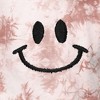 Dalix Smile Face Embroidered Washed Crewneck Sweatshirt Long Sleeve Fleece Cotton Mens - 2 of 4