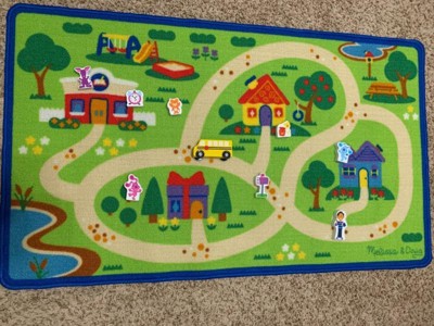 Melissa & Doug Blues Clues & You! Blue's Neighborhood Activity Rug : Target