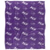 Abilene Christian University Logo Pattern Silky Touch Blanket White 50x60 - 2 of 4