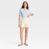 Women's High-Rise Flat-Front Chino Shorts - A New Day™ - 3 of 3