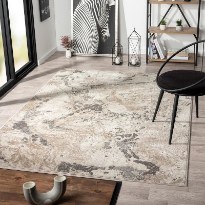 Luxe Weavers Abstract Marble Swirl Area Rug