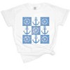 Simply Sage Market Anchor Wheel Grid Garment Dyed Tee - 2 of 4