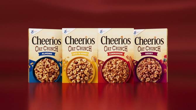 General Mills Cheerios Oat Crunch Almond Cereal - 24oz, 2 of 12, play video