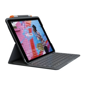 Logitech Slim Folio for iPad - Graphite - 1 of 4