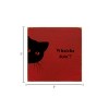 Slickblue Funny Cat Wood Sign – Whatcha Doin'? Quote – 7x7 Rustic Wall or Shelf Décor for Pet Lovers, Color Options - 3 of 3