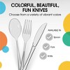 Exquisite Heavy Duty Solid Color Disposable Plastic Knives - 100 Ct. - image 4 of 4