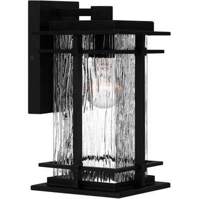 Quoizel McAlister 11 3/4" High Earth Black Outdoor Wall Light