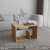 Syemin End Tables Side Table, Small End Table for Living Room, Modern Accent Coffee Side Table, Easy Assembly, Beige, 11.8"*15.7"*24.9" - 4 of 4