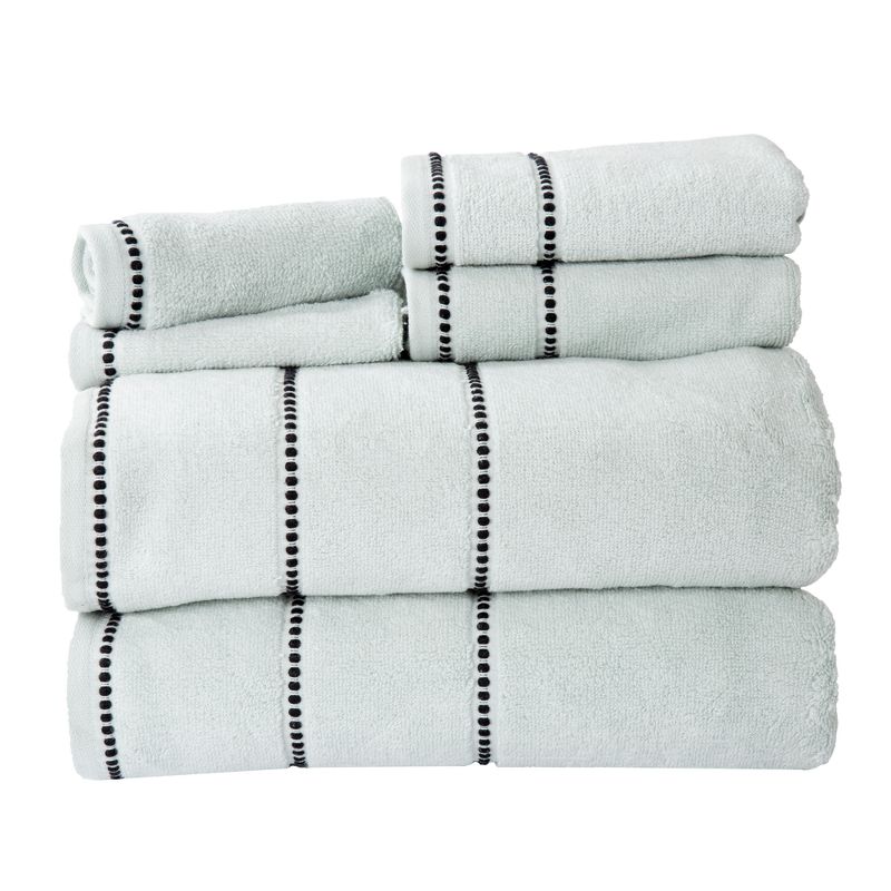 6pc Solid Bath Towel and Washcloth Set - Yorkshire Home, 1 of 5