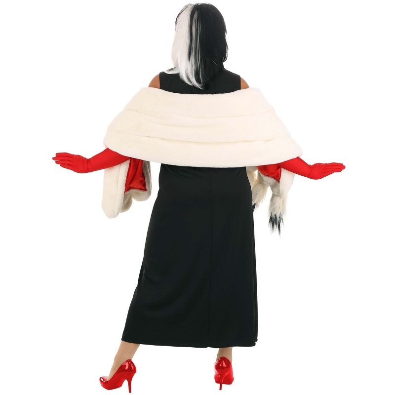 HalloweenCostumes.com 101 Dalmatians Women's Plus Size Cruella De Vil Costume., 3 of 6