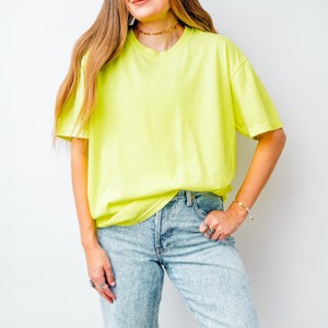 Womens Garment Dyed T-Shirt - 1 of 4