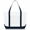Dalix 23" Premium 24 oz. Cotton Canvas Shopping Tote Bag - 2 of 4
