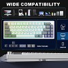 YUNZII AL68 Mechanical Keyboard 60%,QMK/VIA Aluminum Keyboard(Silver, Cocoa Cream V2) - 4 of 4