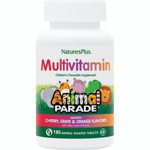 NaturesPlus Animal Parade Children's Chewable Multivitamin - Assorted 180 Tablets - 1 of 3