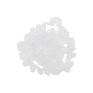 Unique Bargains Ribbon Delicate Sheer Chiffon with Lace & Crinkle Polyester 35.83"x0.59" 1 Pc - 1 of 3