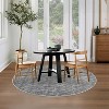 Acekool Washable Rug, Modern Abstract Non Slip Low Pile Soft Indoor Carpet for Living Room Bedroom Playroom, Stain Resistant - 4 of 4