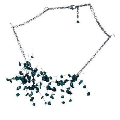 Michelle Marie Boutique's Malachite Spray Necklace