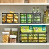 Metal Pantry Basket with Handles - Set of 2 - Matte Black - 2 of 4