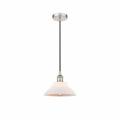 Orwell - 1 Light Cord Hung Mini Pendant In Industrial Style-7.75 Inches Tall and 8.38 Inches Wide