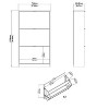 HomeStock 3 Drawer Shoe Cabinet - 2 of 4