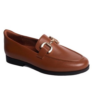Marc Joseph New York | Womens Hands Free Slip On Fashion Classic Casual Comfort Avery Street Buckle Loafers - 1 of 4