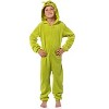 Seven Times Six Dr. Seuss GRINCH Who Stole Christmas Hooded Costume Pajama Union Suit Green - 2 of 4