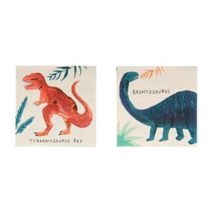 Meri Meri Dinosaur Kingdom Small Napkins (Pack of 16) - 1 of 4