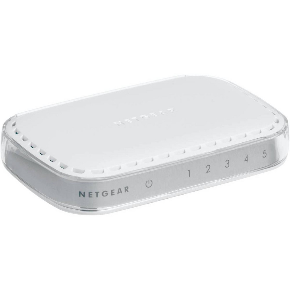 UPC 606449035988 product image for Netgear 5 - Port Gigabit Ethernet Switch - White (GS605NA) | upcitemdb.com