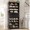 Besiost Shoe Cabinet with Wood Drawers, Closet Shoe Rack Organizer - - 3 of 4