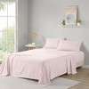 Elegant Smooth Solid Microfiber Sheet Set, All Season Bedding Set, Cozy Home Textile for Modern Bedroom Decor - 3 of 4