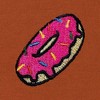 Dalix Donut Embroidered Hoodie Fleece Sweatshirt Zip Front Mens - 2 of 4